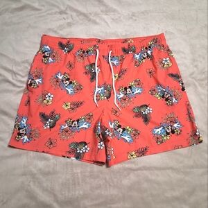 Neff Coral Floral Swim Trunks